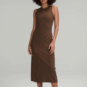 Lululemon All Aligned Ribbed Midi Dress